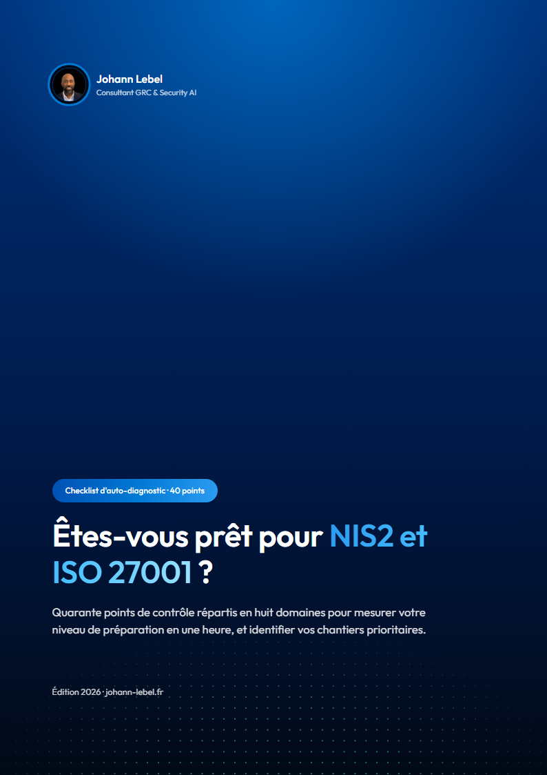Couverture : Checklist NIS2 + ISO 27001